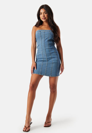 Vmzoie Sl Short Denim Dress