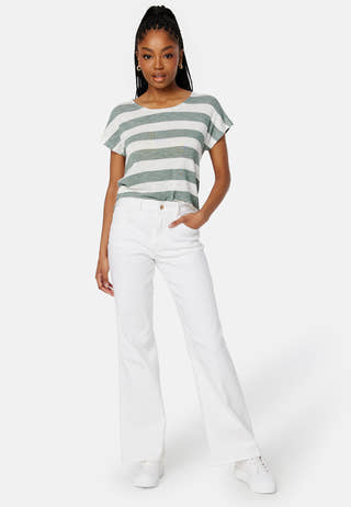 Wide Stripe S/L Top