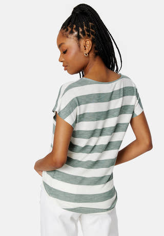 Wide Stripe S/L Top
