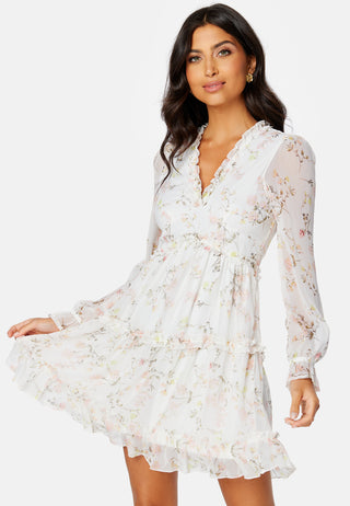 Wonda 7/8 Frill Short Dress