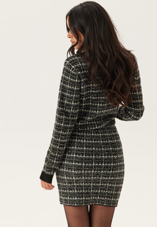 Audrey Check Knit Skirt