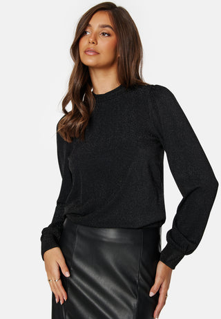 Augustina L/S Glitter Top