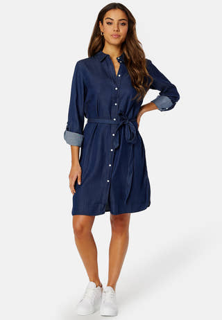 Bista Denim Belt Dress