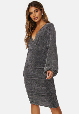 Vicaro LS V-Neck Midi Dress