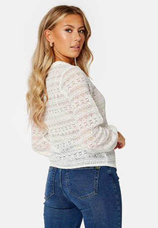 Chikka Lace V-Neck L/S Shirt