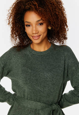 Cilia L/S Long Knit Dress