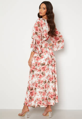Clarette V-Neck 3/4 Ankle Dress