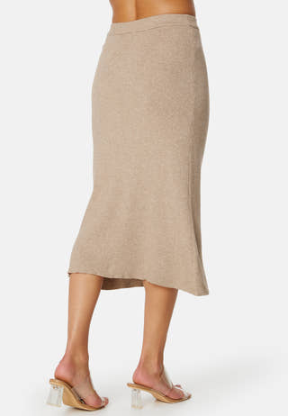 Vicomfy A-Line Knit Skirt