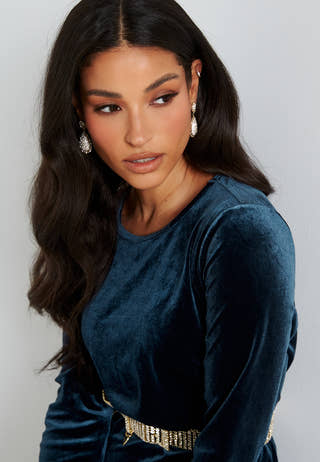 Elizabeth Velvet Dress