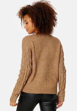 Ella L/S Cable Knit Top