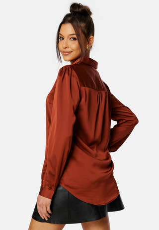 Ellette Satin L/S Shirt
