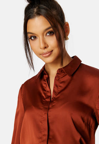Ellette Satin L/S Shirt