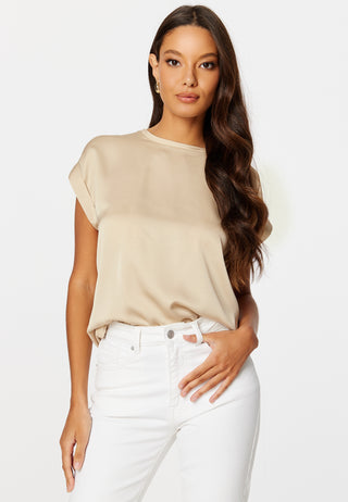 Viellette S/S Satin Top