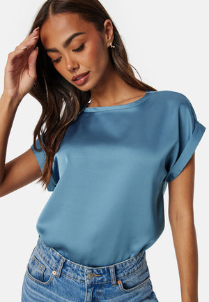 Viellette S/S Satin Top