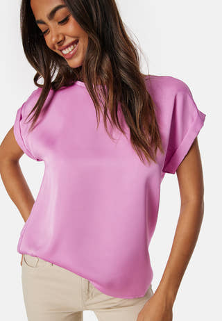 Viellette S/S Satin Top