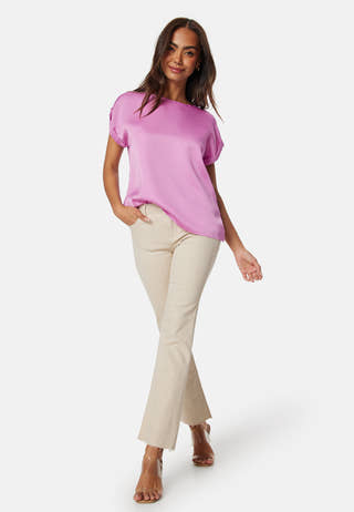 Viellette S/S Satin Top