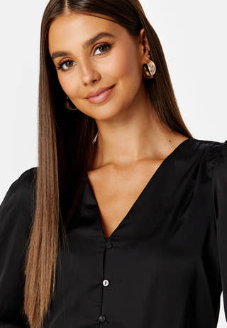 Ellette V-Neck L/S Shirt/SU