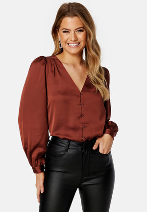 Ellette V-Neck L/S Shirt/SU