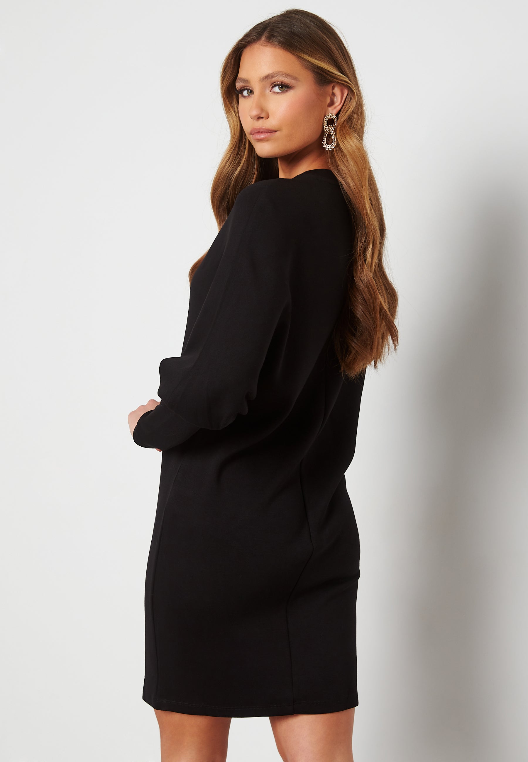 Vila  Emely Bat Sleeve Dress  Dresses  Black