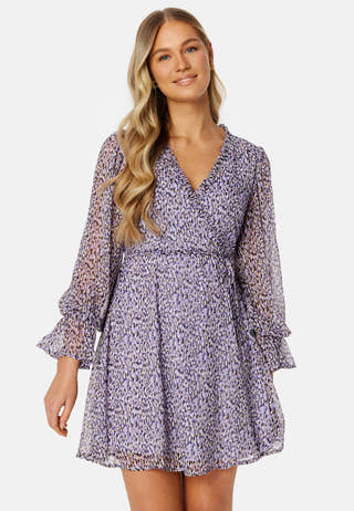 Falia Dotta V-Neck L/S Dress