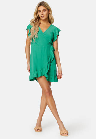 Fini Wrap S/S Short Dress