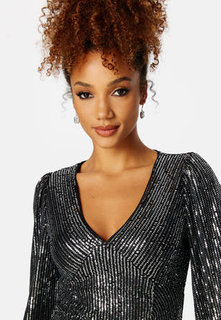 Funkla L/S Sequin Top