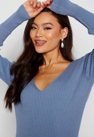 Gabbi L/S Slit Dress