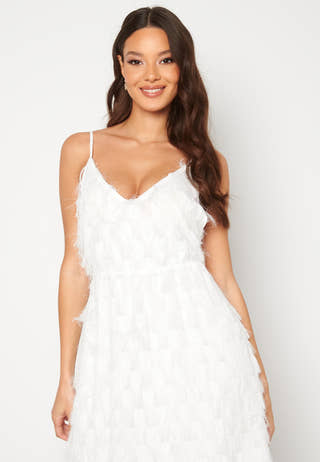 Gisele S/L Deep Back Midi Dress