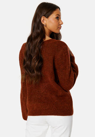 Jamina Rev V-Neck L/S Knit Top