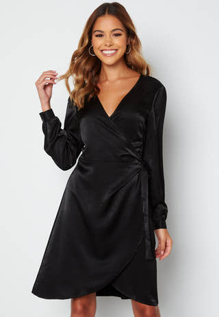 Kalli Satin L/S Dress