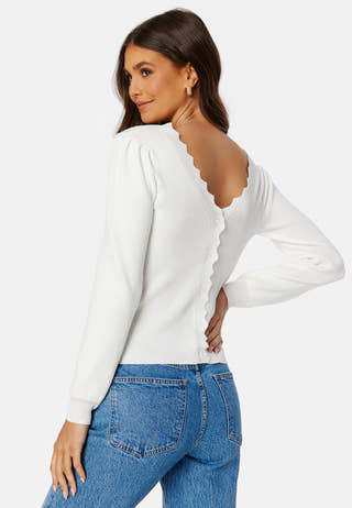 Lalana Rev L/S Knit Cardigan