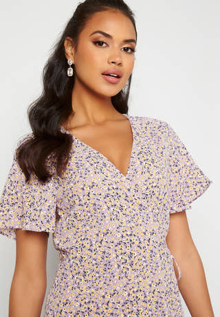 Lovie S/S Wrap Midi Dress