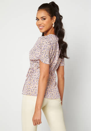 Lovie S/S Wrap Top