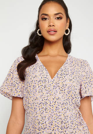 Lovie S/S Wrap Top