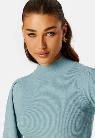 Luciana L/S High Neck Knit Dress