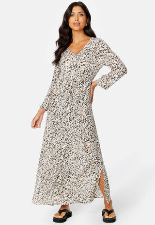 Marina V-Neck 3/4 Ancle Dress