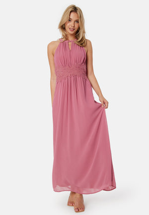 Milina Halterneck Maxi Dress