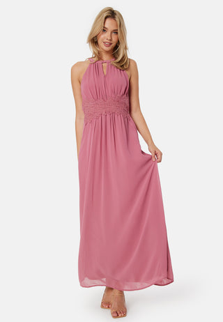 Milina Halterneck Maxi Dress