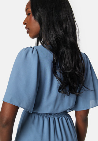 Mirage 2/4 V-Neck Ankle Dress