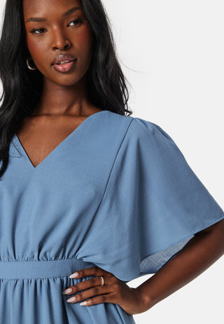 Mirage 2/4 V-Neck Ankle Dress