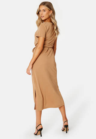 Modali U-Neck S/S Midi Dress