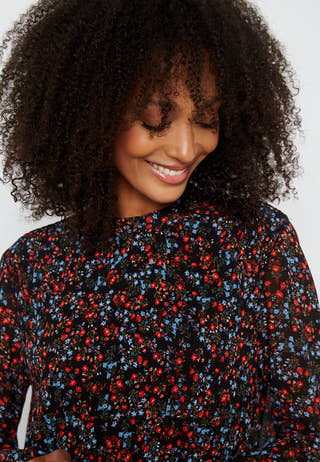 Moltan Mock Midi Dress
