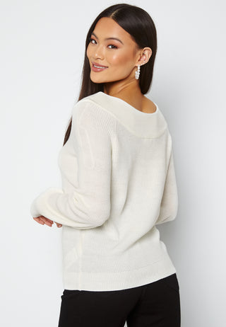 Myntani L/S V-Neck Knit Top