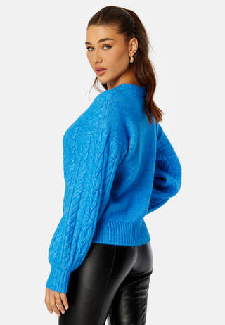 Oya O-Neck L/S Knit Top