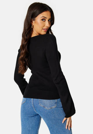 Popsa Squareneck Knit Top