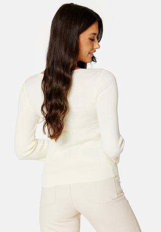 Popsa Squareneck Knit Top