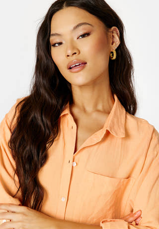 Prisilla L/S Ancle Shirt Dress