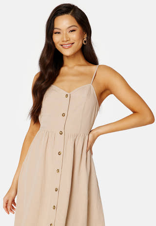 Prisilla S/L Strap Knee Dress
