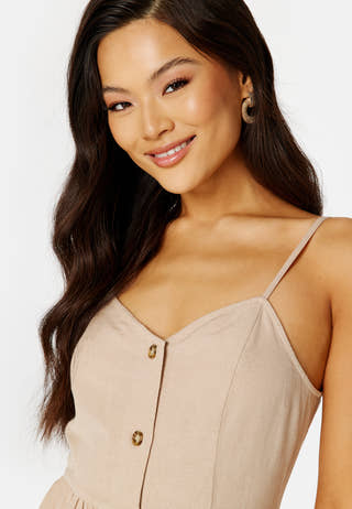 Prisilla S/L Strap Knee Dress