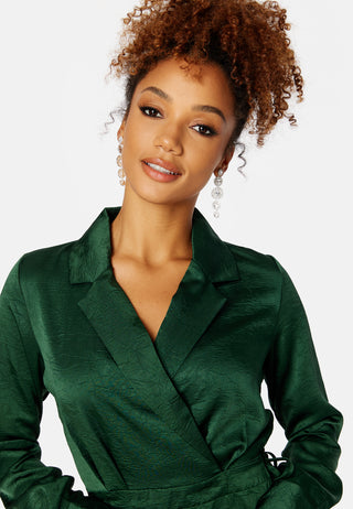 Regitse L/S Short Wrap Dress